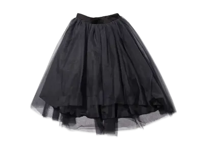 atmos pink Organdy Volume Skirt "Black"