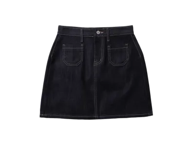 atmos pink Denim Mini Skirt "Denim"