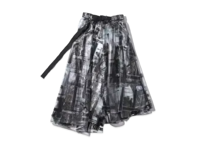 atmos pink Logo Geometric Skirt "Black"