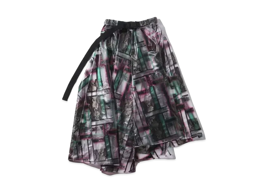 atmos pink Logo Geometric Skirt "White"