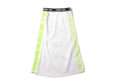 atmos pink Logo Mesh Skirt "White"