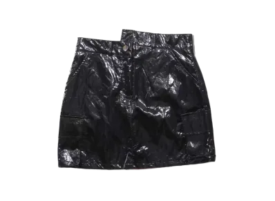 atmos pink Shiny Miniskirt "Black"