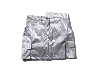 atmos pink Shiny Miniskirt "Silver"