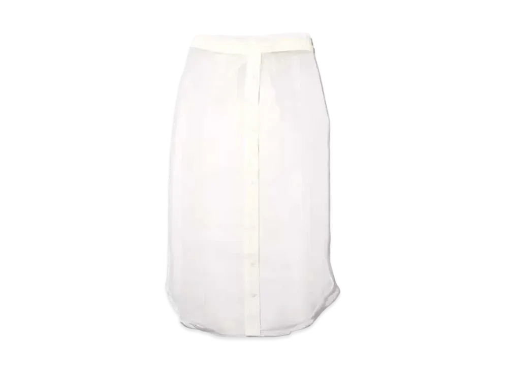 atmos pink Organdy Wrap Skirt "White"