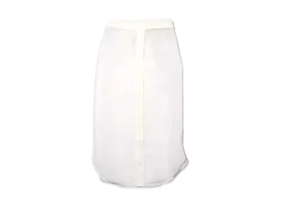 atmos pink Organdy Wrap Skirt "White"