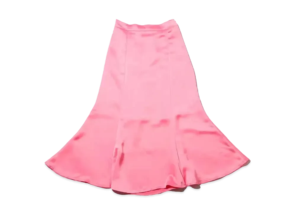 atmos pink Satin Mermaid Skirt "Pink"