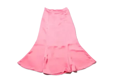 atmos pink Satin Mermaid Skirt "Pink"