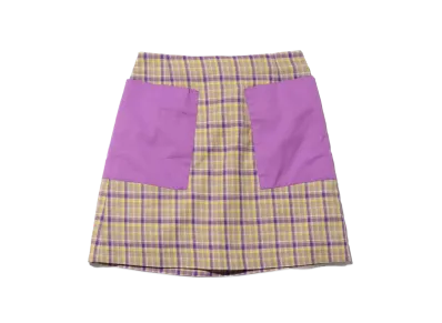 atmos pink x TK2 Check Skirt "Yellow"