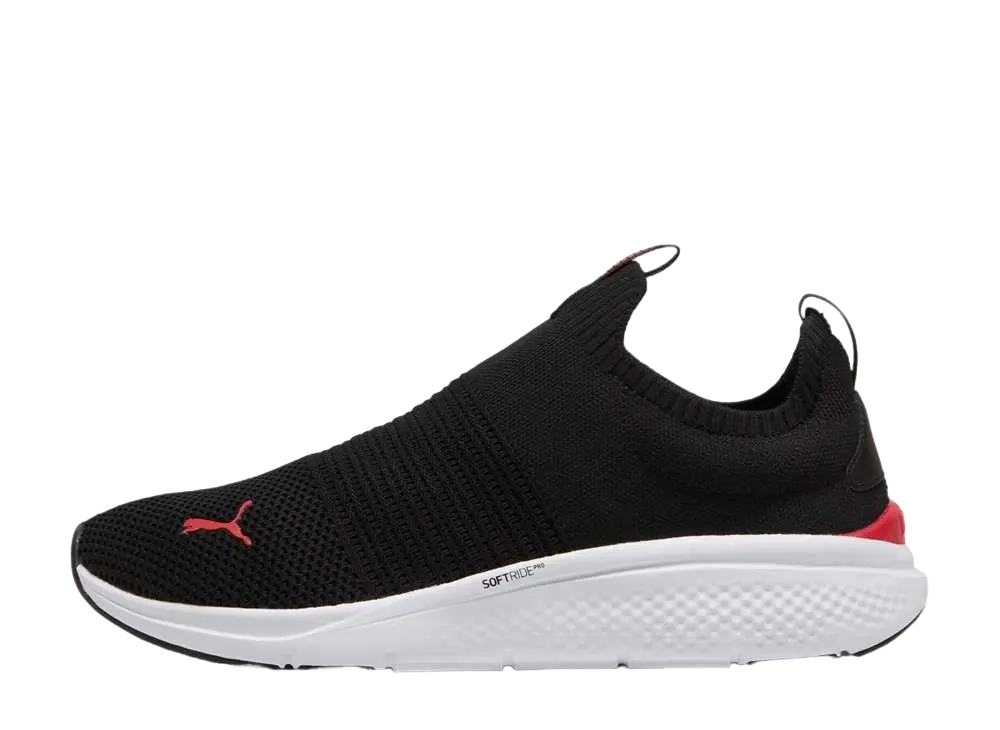 Puma Softride Pro Echo Slip-On "Puma Black/Puma White/For All Time Red"