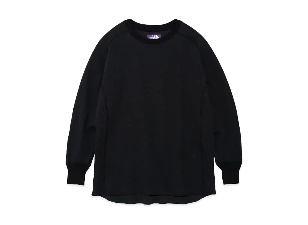 The North Face PURPLE LABEL Thermal Field Long Sleeve Tee "Black"