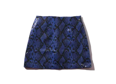 atmos pink Snake Skirt "Blue"