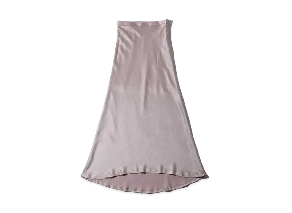 atmos pink Plain Satin Skirt "Pink"