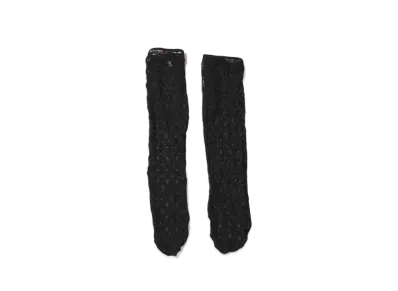 atmos pink Lace Socks "Black"