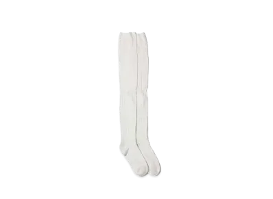 atmos pink Knee High Socks "White"