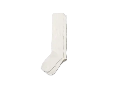 atmos pink Simple Loose Socks "White"