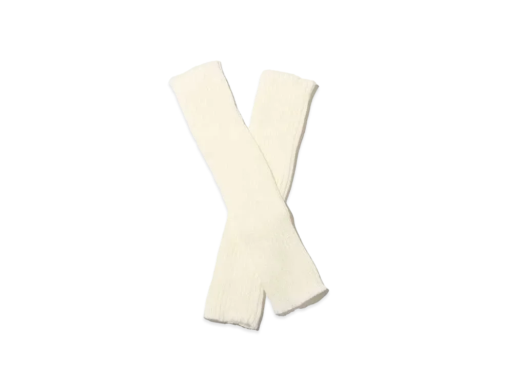 atmos pink Leg Warmers "White"