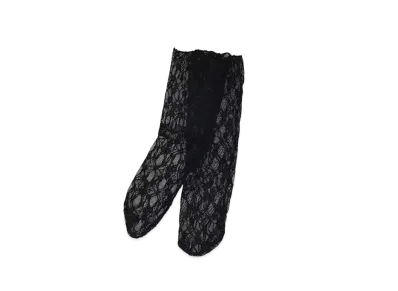 atmos pink Vivi Lace Socks "Black"
