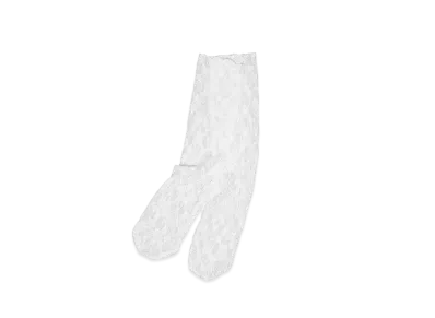 atmos pink Vivi Lace Socks "White"