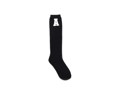 atmos pink Alphabet Socks "Black"