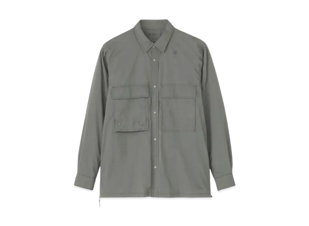 Goldwin Partex Double Cross Field Warm Shirt (Unisex) "Shadow Gray"