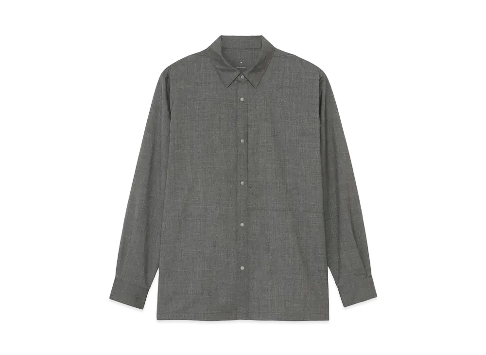 Goldwin Wool Hike Shirt (Unisex) "Mix Gray"