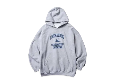 Liberaiders COLLEGE LOGO HOODIE "GRAY"