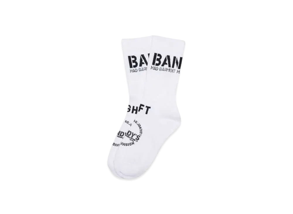 RATS PILE SOCKS "WHITE"