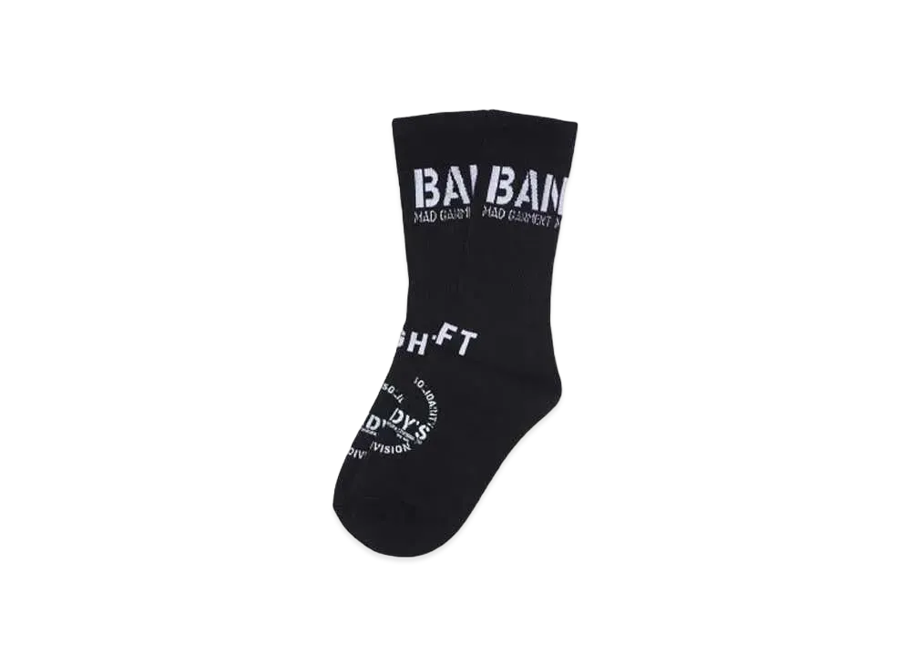 RATS PILE SOCKS "BLACK"