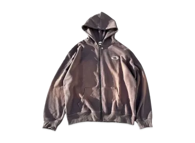 9090 Heisei Logo Thermal Zip Hoodie "CHARCOAL"