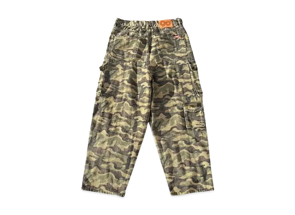 9090 Multi Pocket Cargo Pants "GREEN CAMO"