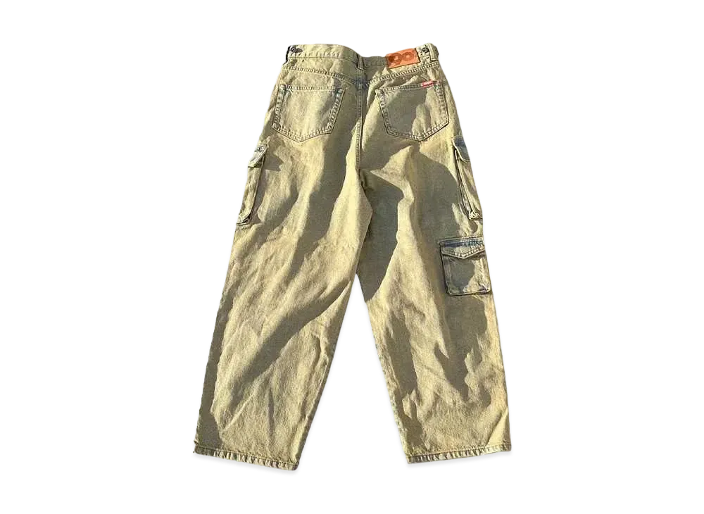 9090 Multi Pocket Cargo Pants "SAND BEIGE DENIM"