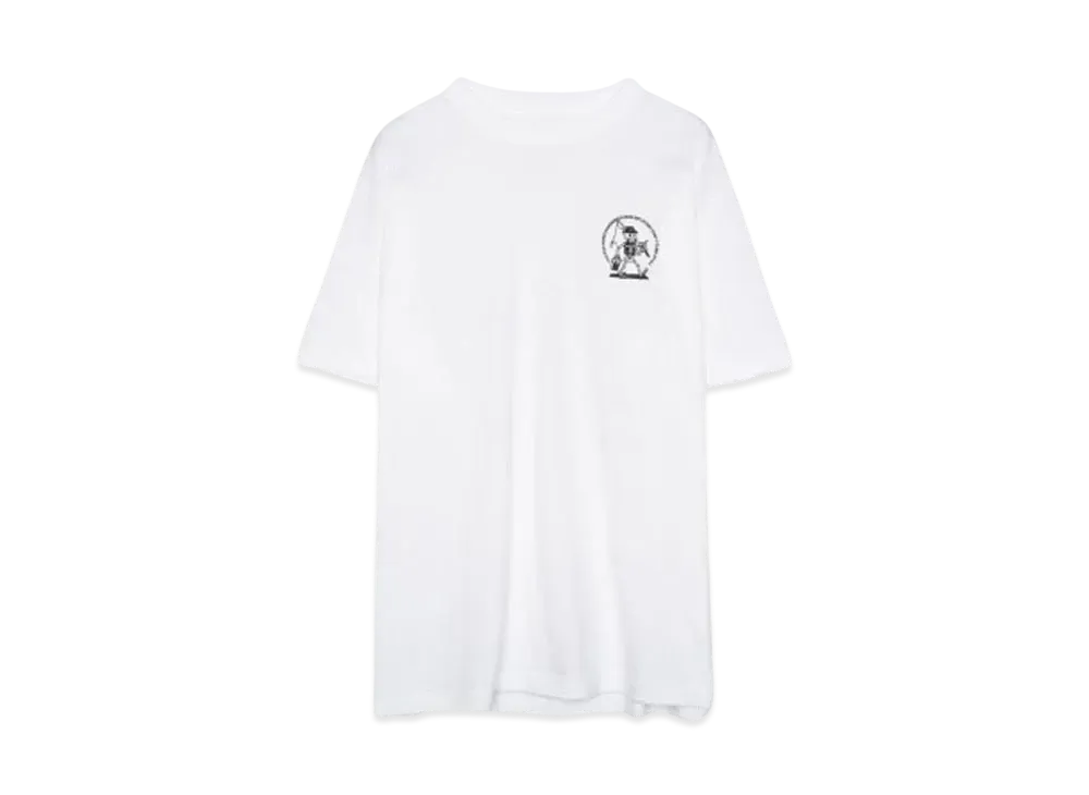 DEVILOCK FISHING SKULLMAN TEE "WHITE"