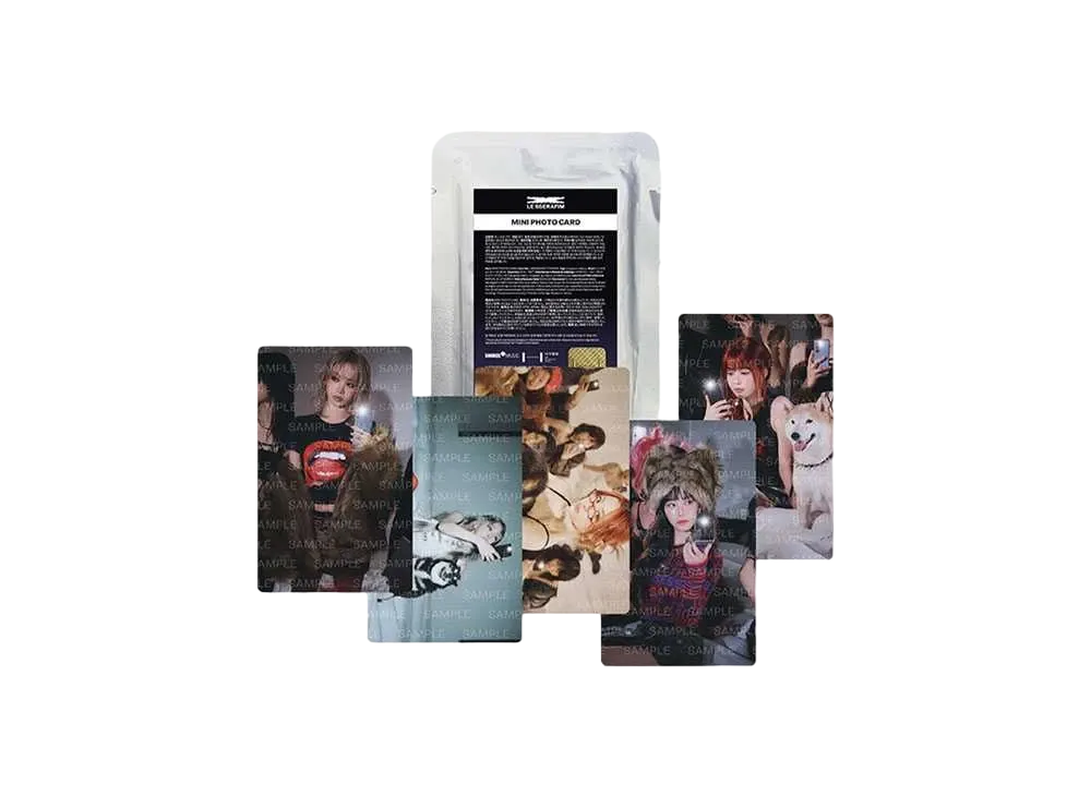 LE SSERAFIM Mini Photo Card "5EA / 1SET(Random)"
