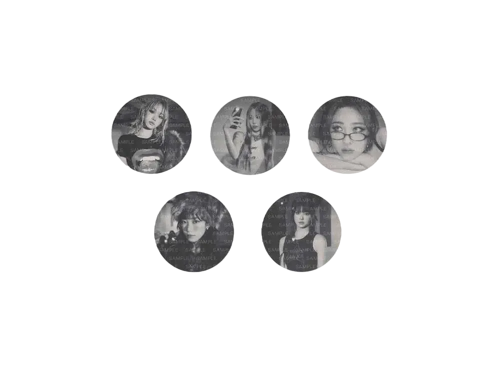 LE SSERAFIM Photo Coaster "5 Coasters, 5 Silicone Pads / 1SET"