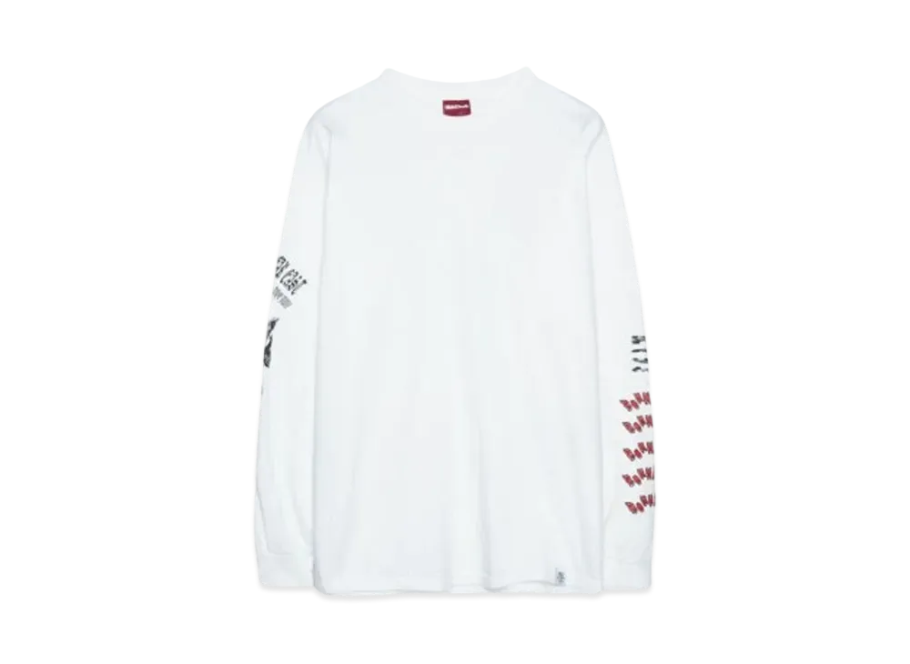 Hide and Seek Collage L/S Tee(24aw) "WHITE"