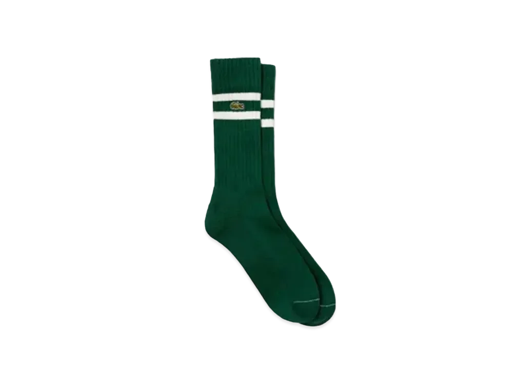 LACOSTE x CLOT Crocodile Socks "Green"