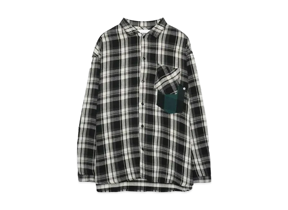 Whiz Limited PLANE SHIRT "BLACK"