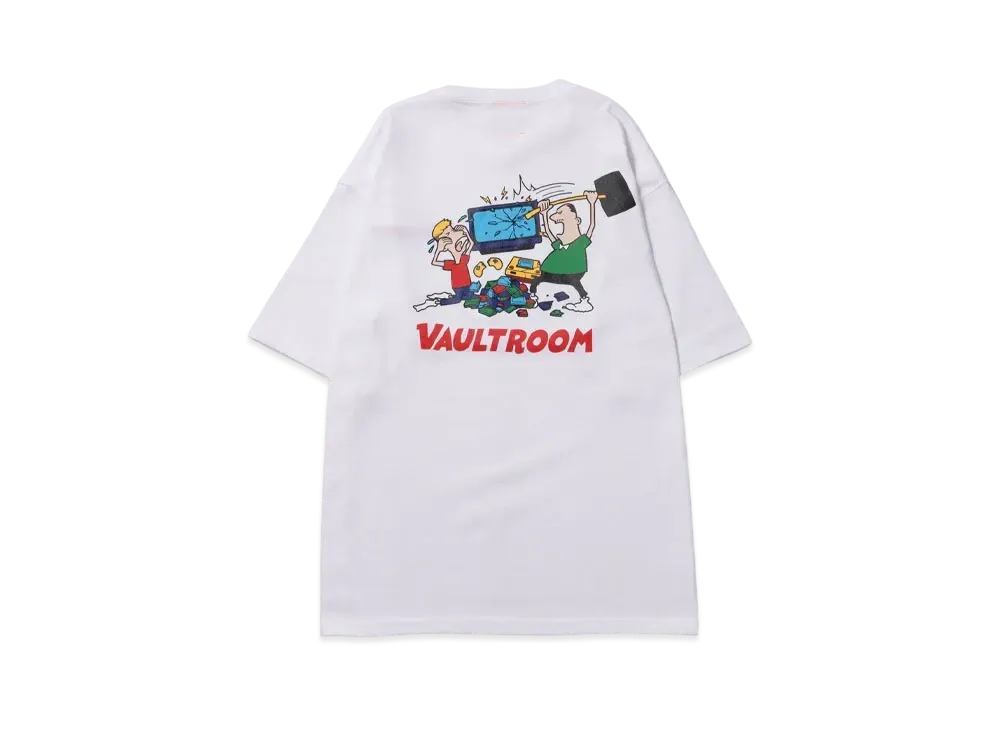 VAULTROOM Game Crash Tee "White"