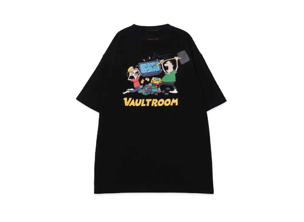 VAULTROOM Game Crash Tee "Black"