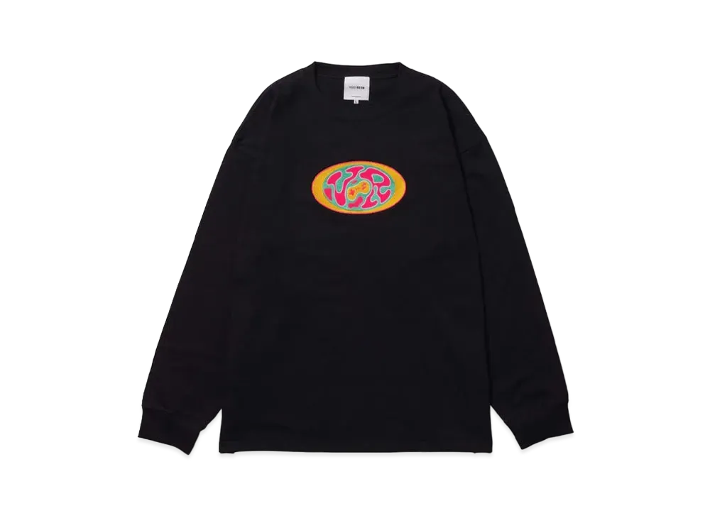 VAULTROOM Round Logo Big Long Sleeve Tee "Black"