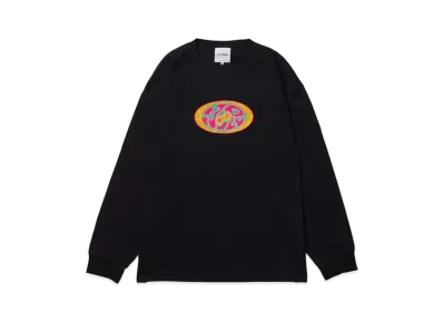 VAULTROOM Round Logo Big Long Sleeve Tee "Black"
