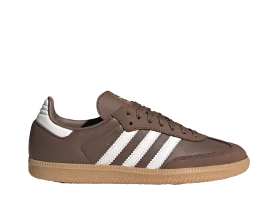 adidas Women's Samba OG "Earth Strata/Footwear White/Gold Metallic"