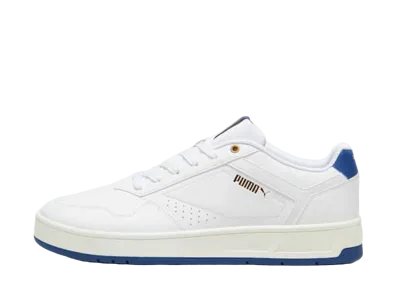 Puma Court Classic "Puma White/Clyde Royal/Puma Gold"