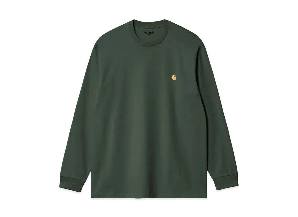 Carhartt WIP L/S Chase T-Shirt Sycamore "Tree/Gold"