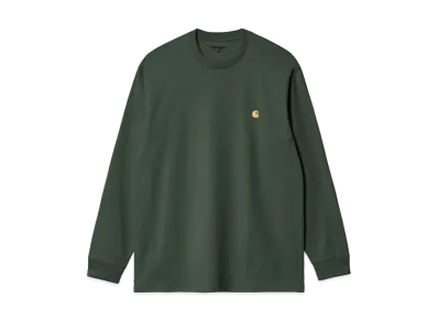 Carhartt WIP L/S Chase T-Shirt Sycamore "Tree/Gold"