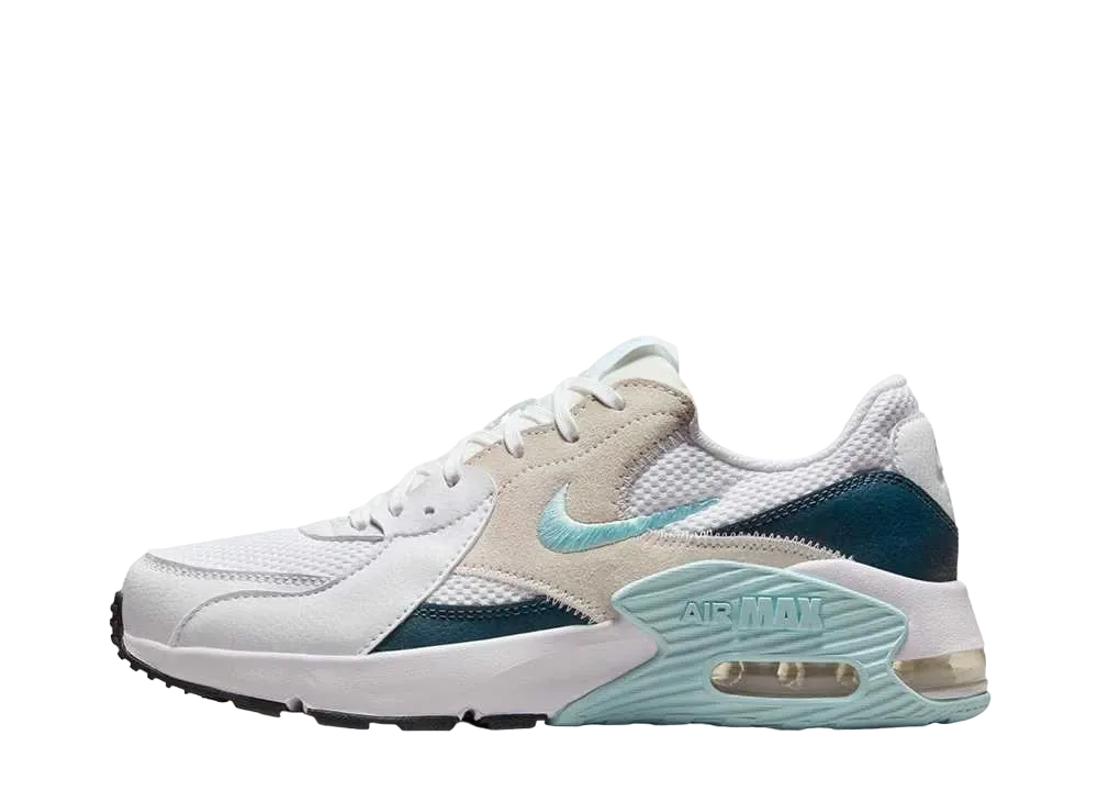 ナイキ ウィメンズ エアマックス エクシー "ホワイト/グレイシャーブルー"