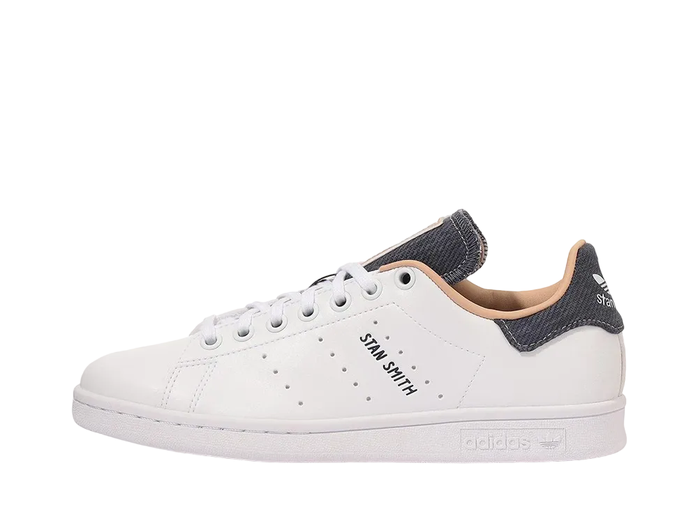 adidas KIDS Stan Smith J "Footwear White/Blue Dawn"