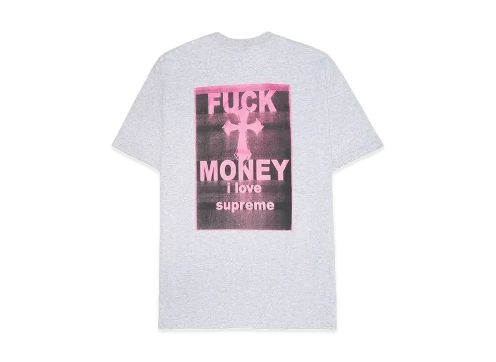 Supreme Fuck Money Tee "Heather Grey"