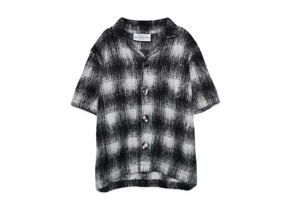 Amor Prohibido WEST COAST LOVE BUTTON-DOWN "BLACK/WHITE"