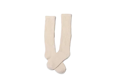 atmos pink Basic Color Loose Socks "Natral"